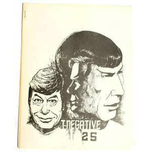 Vintage 1974 T- Negative 25 Star Trek Fanzine Zine